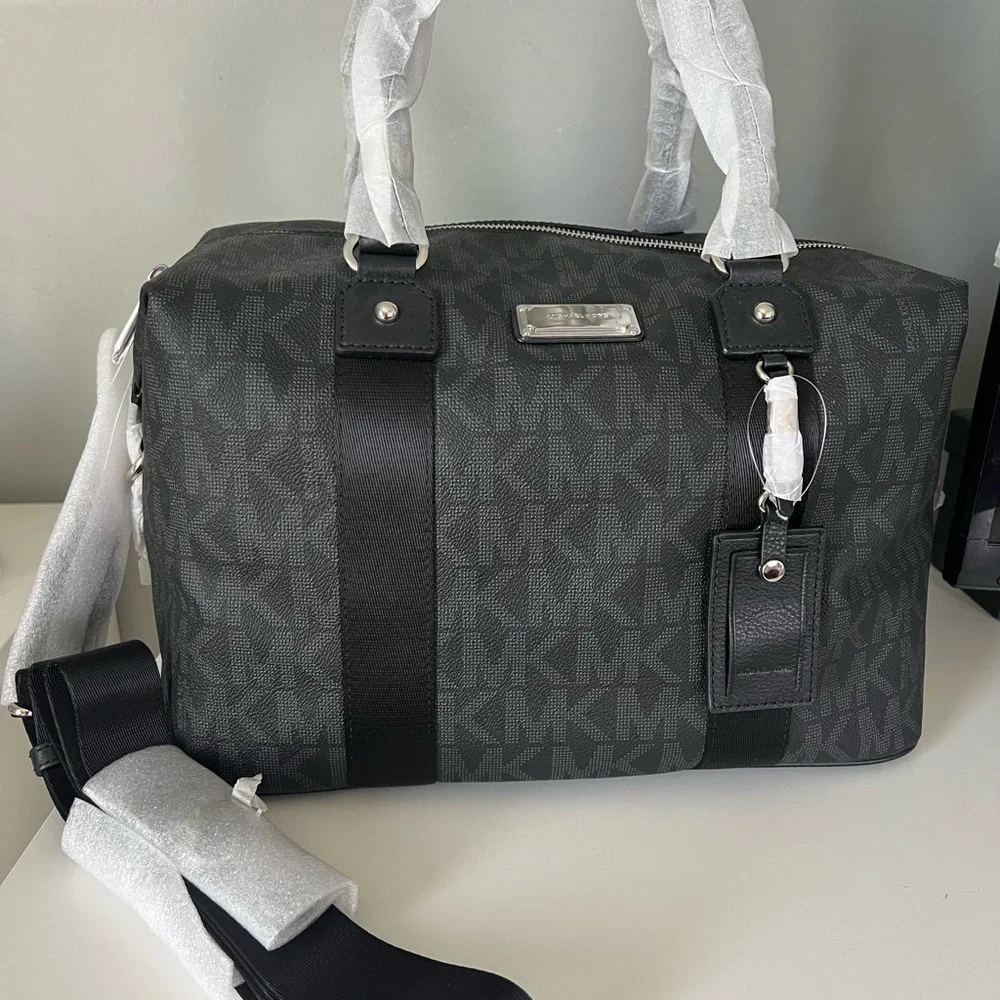 Michael Kors Monogram Travel Duffel Bag